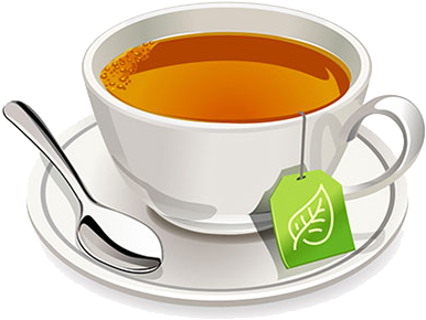 Tea Clipart Transparent - Tea Bag In Tea Cup (500x353)