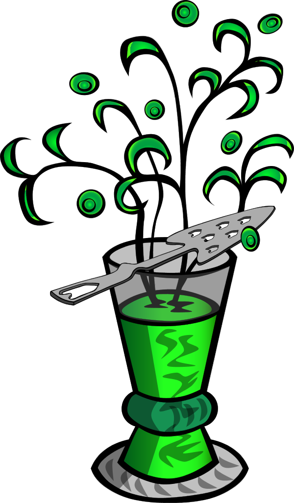 Free Absinthe Drink Free Coffee - Absinthe Clipart (999x1710)
