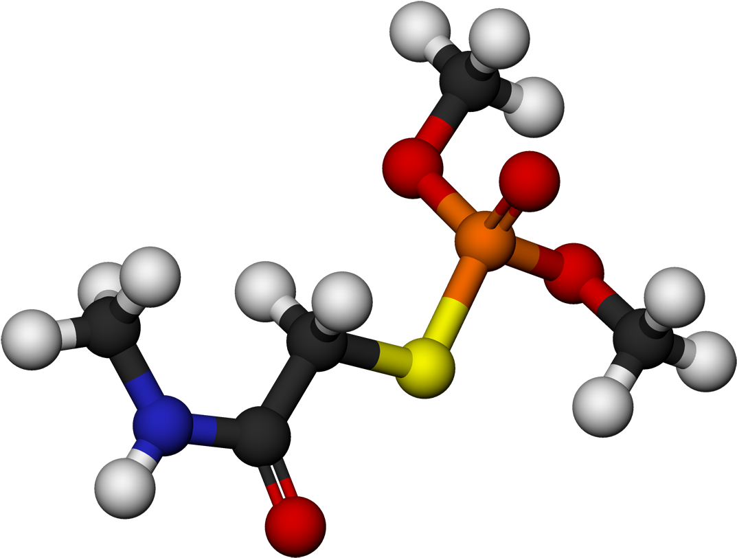 Omethoate Molecule 3d Balls By Ahrls - Acid (1100x839)