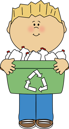 Earth Day Clip Art - Cute Recycle Clip Art (293x550)