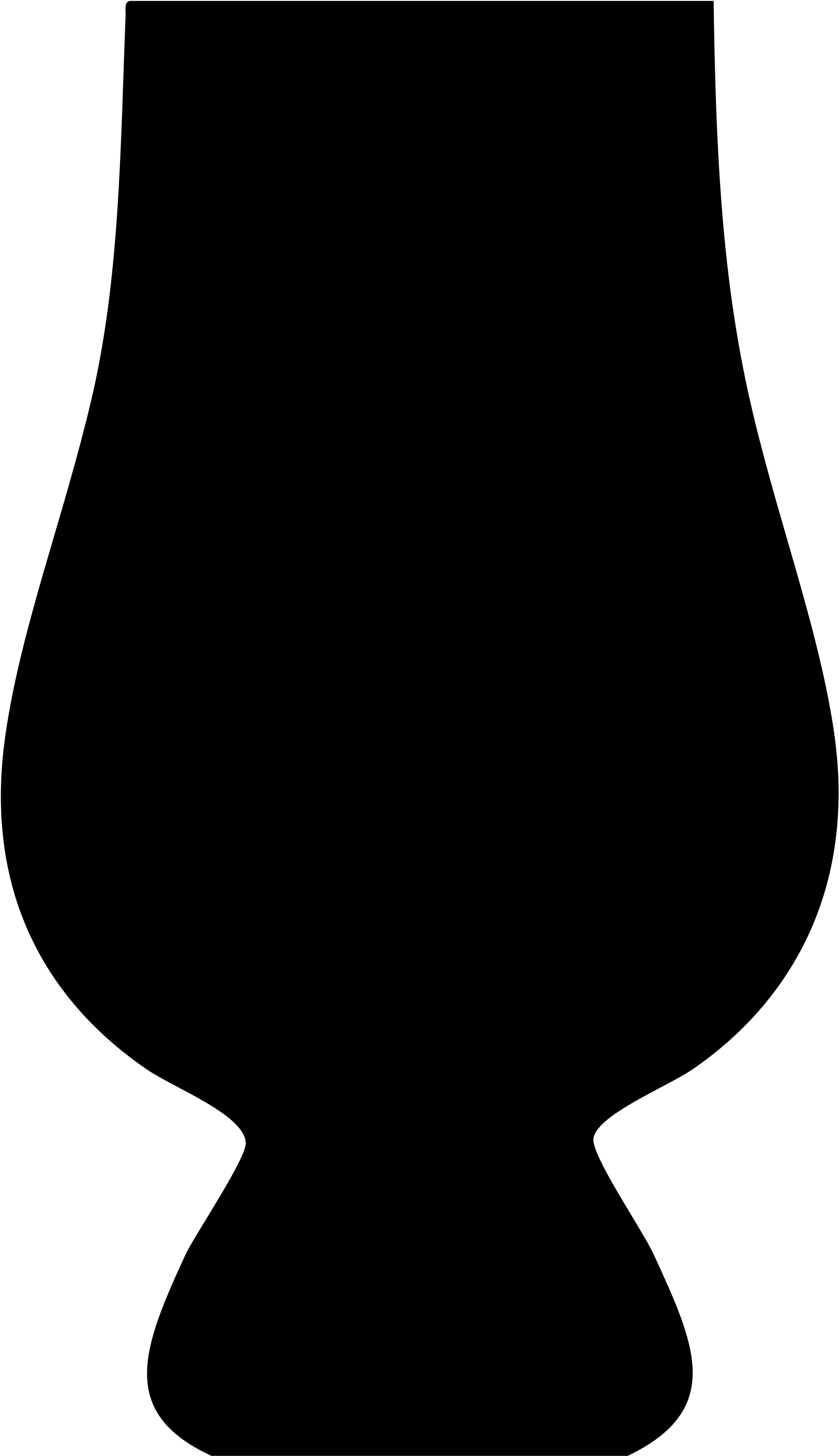 Glencairn Whisky Glass Silhouette - Whisky Glass Silhouette (2000x3195)