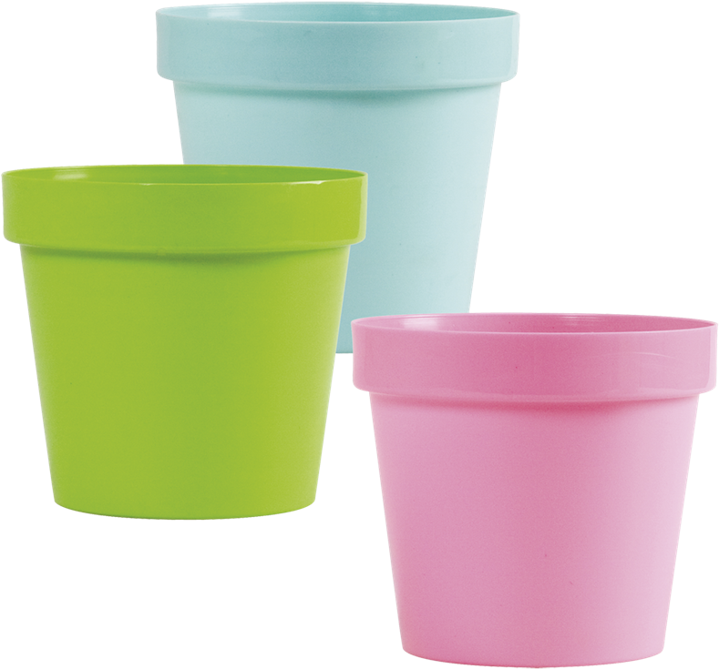 Flowerpot Plastic Garden Clip Art - Flowerpot Plastic Garden Clip Art (850x850)