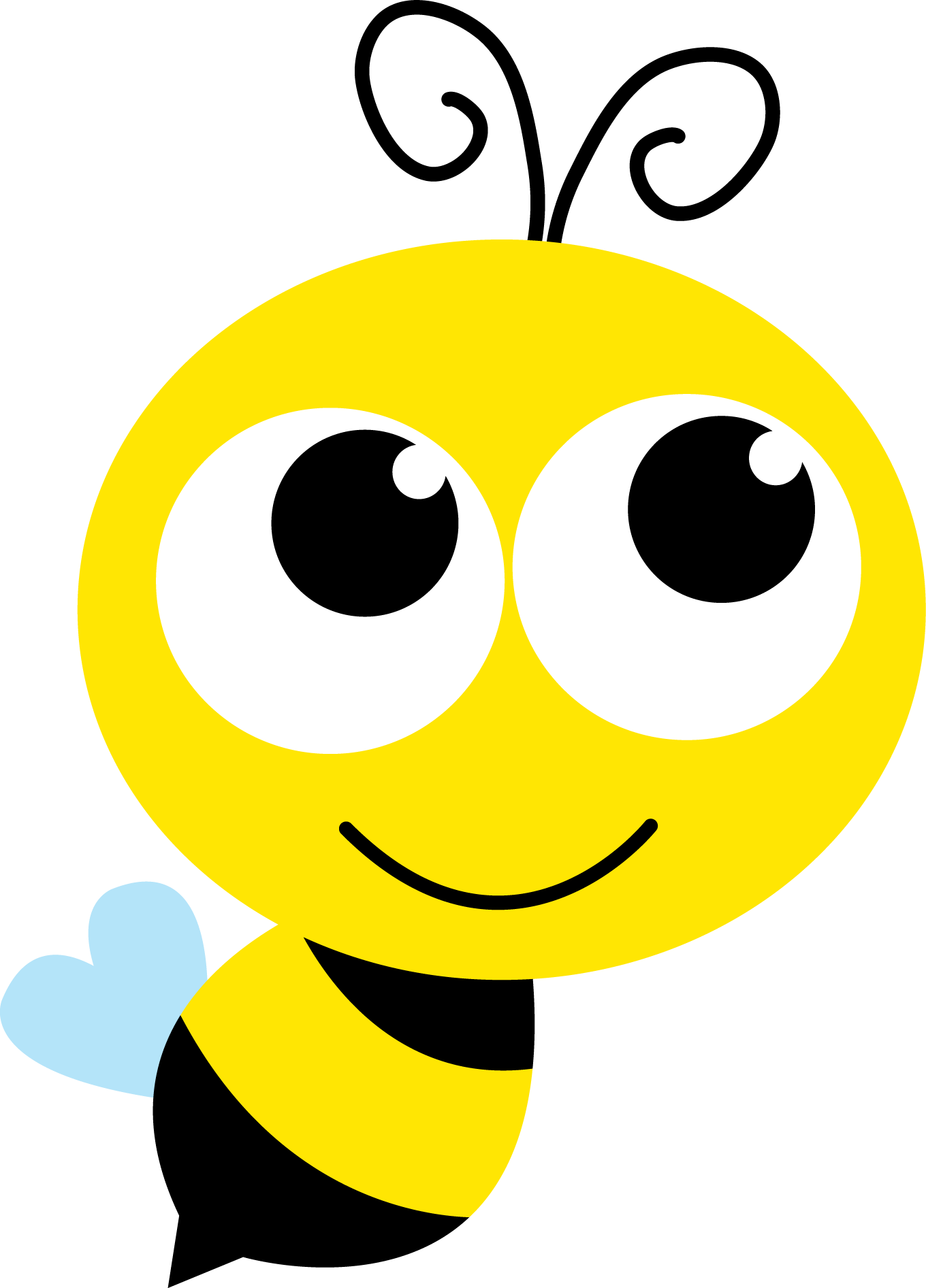 Kit Personalizado Infantil Convites Digitais Simples - Bee Clipart (1360x1893)