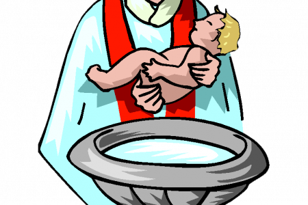 Baby Christening Clipart - Baptism Clipart (450x300)