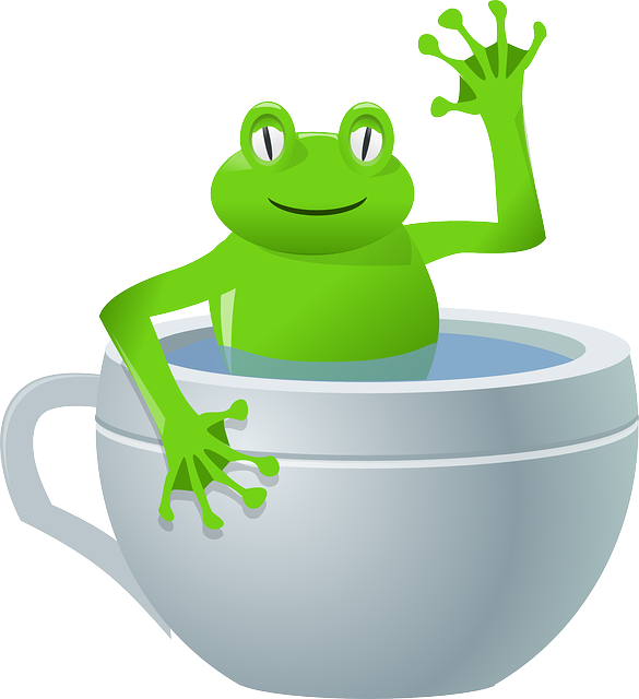 Frogs, Frog, Cup, Cartoon, Mug, Teacup, Drink, Tea, - Frog In A Cup (585x640)