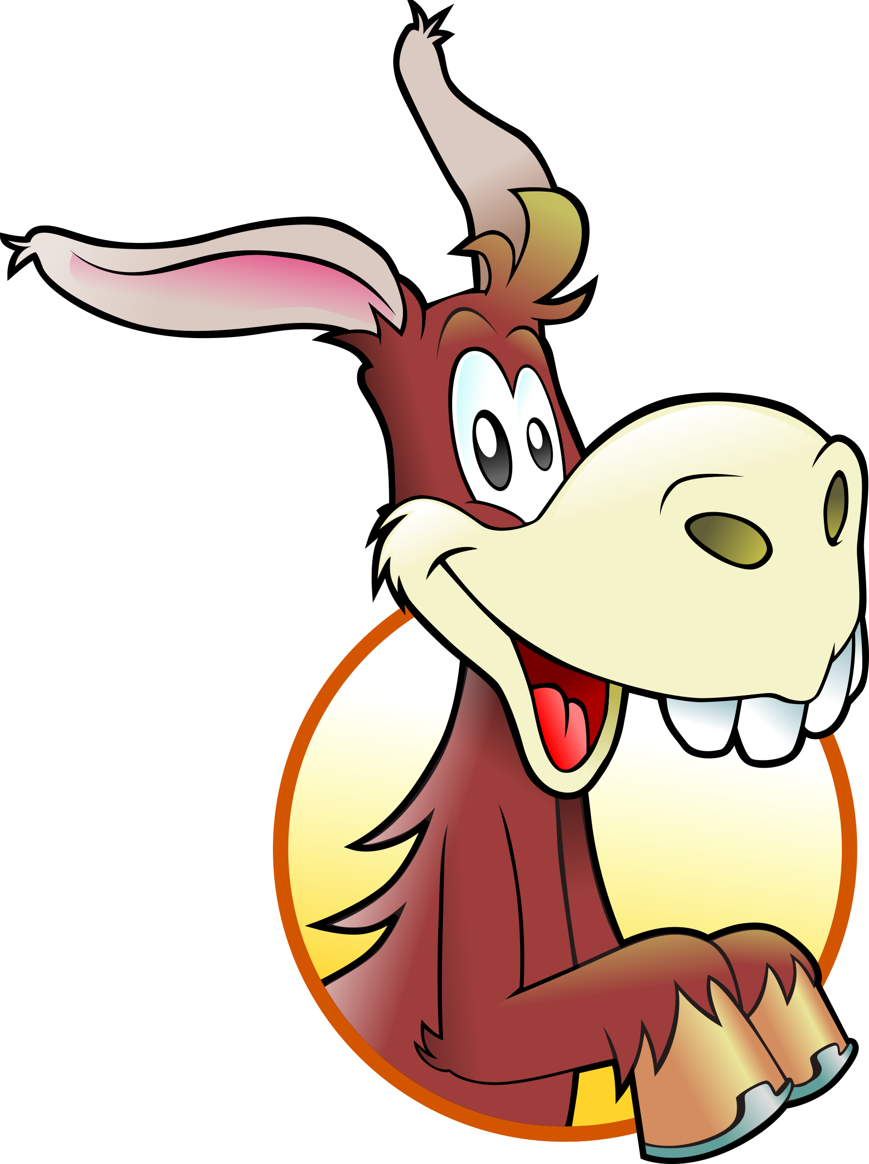 Big Image - Happy Donkey (1793x2400)