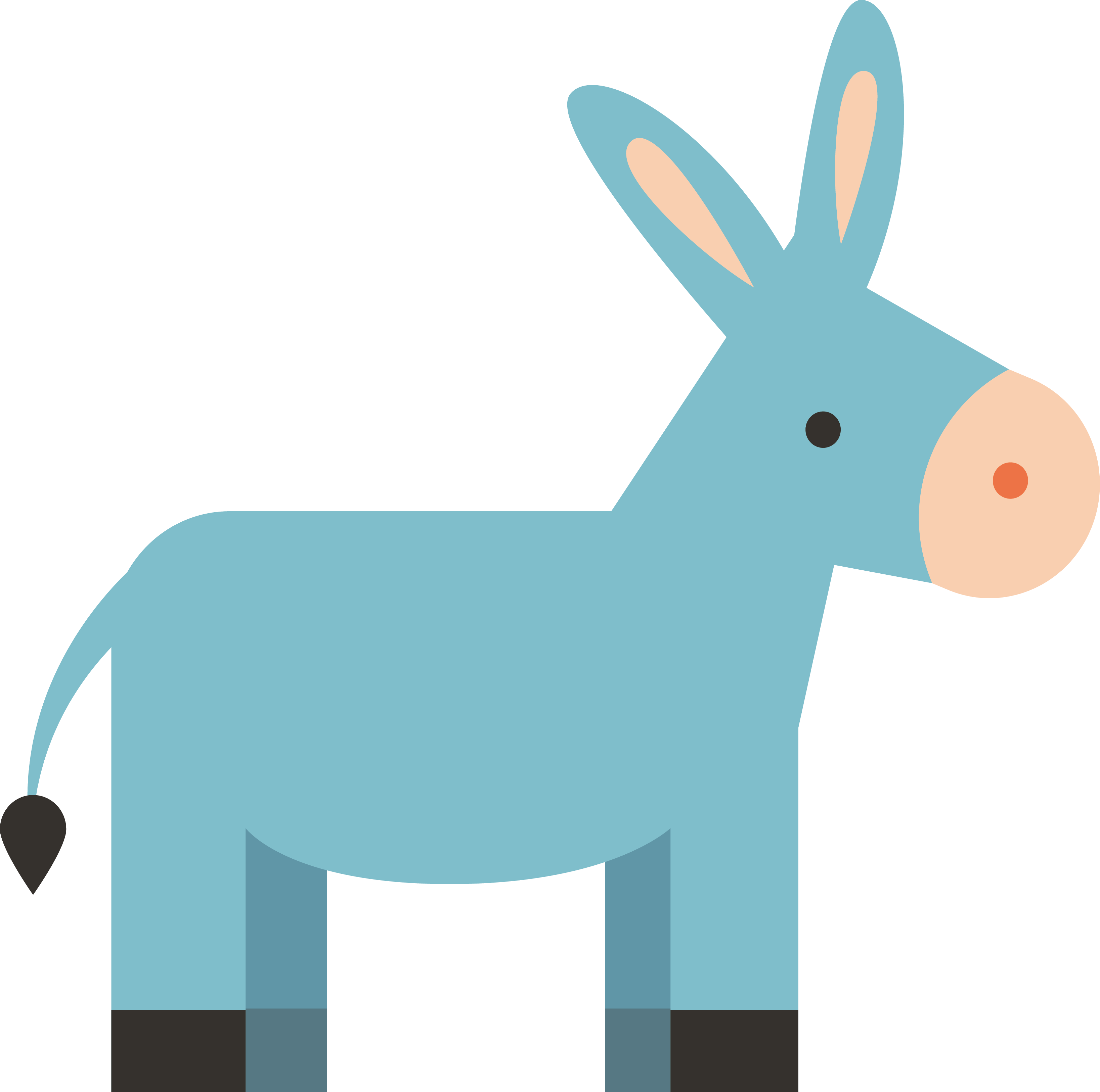 Hinny Horse Donkey Clip Art - Hinny Horse Donkey Clip Art (3275x3253)