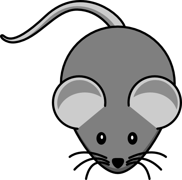 Mouse Animal Clipart - Myš Kreslená (600x592)