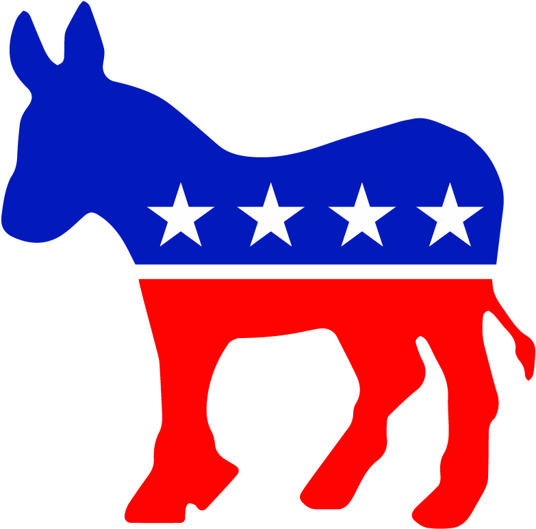 Democratic Party Donkey Vector Logo - Democratic Party Logo (800x800)