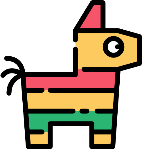 Piñata Free Icon - Piñata Mexicana Vector Png (512x512)