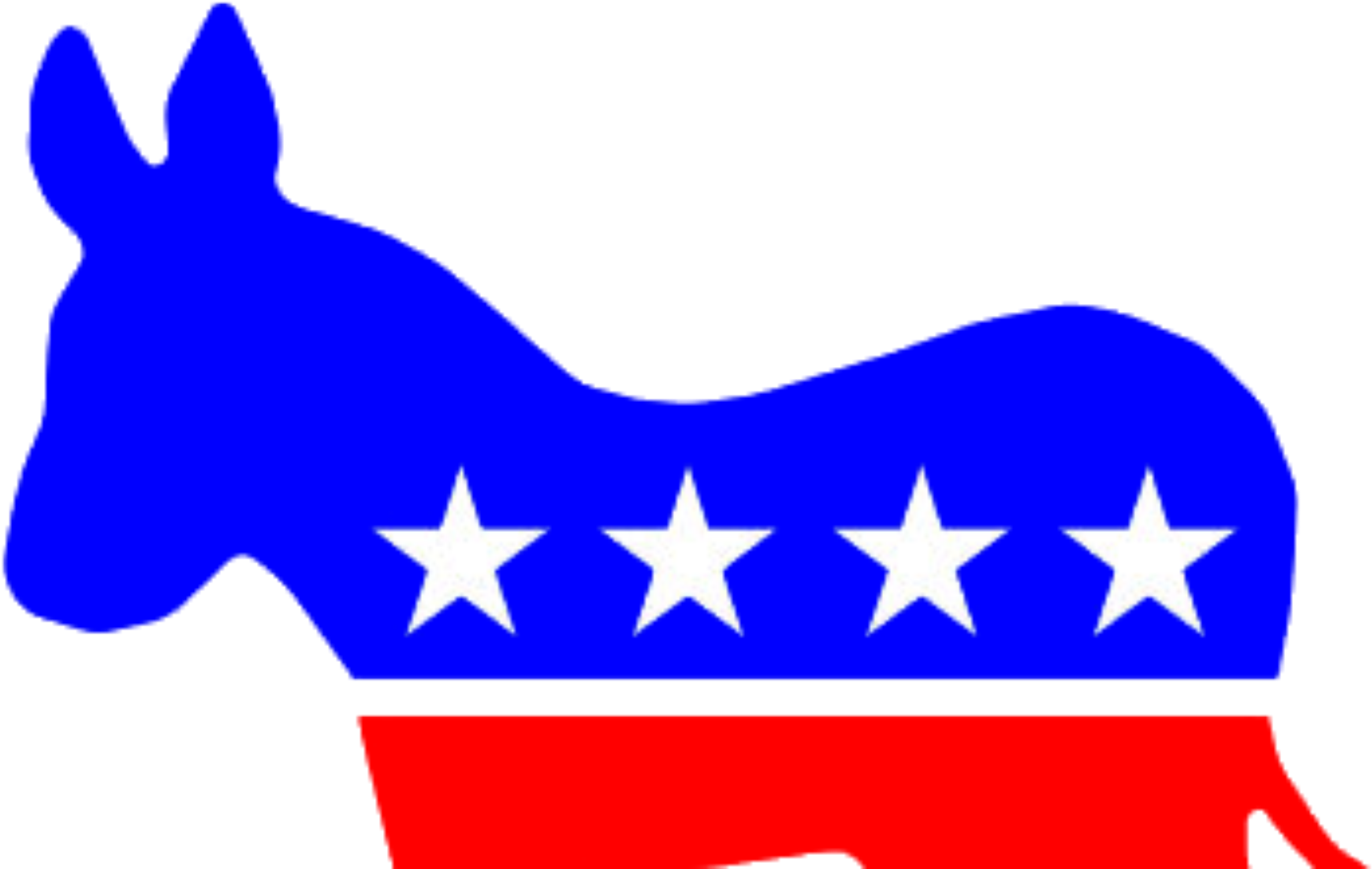 Download Free Political Clipart - Democrat Donkey (3200x1800)