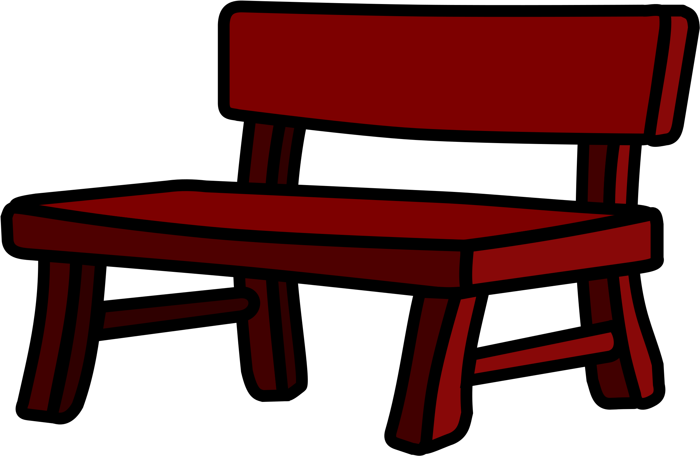 Outdoor Bench Clip Art Gallery - Bench Clipart (2400x1615)