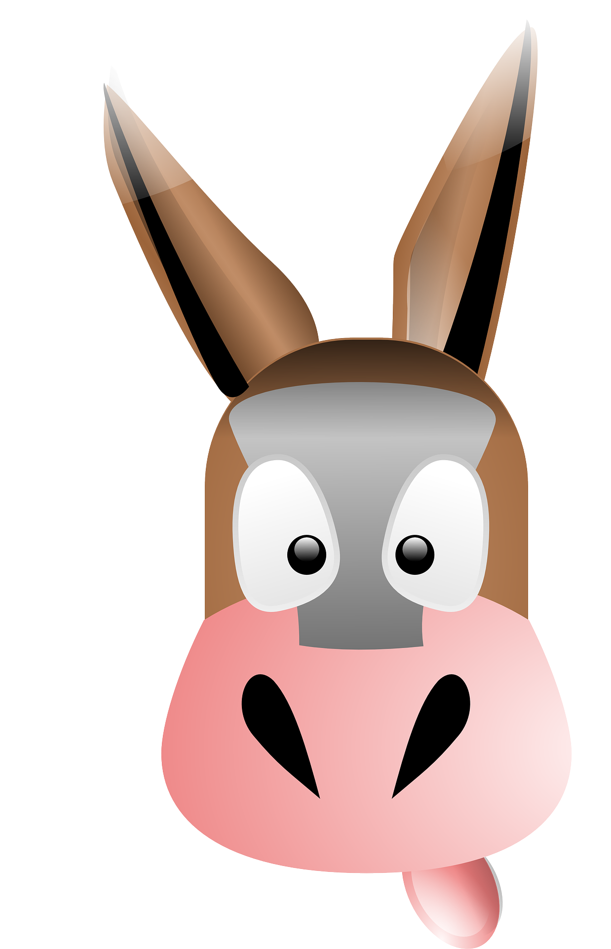 Mule Donkey Clip Art - Mule Donkey Clip Art (1238x1920)