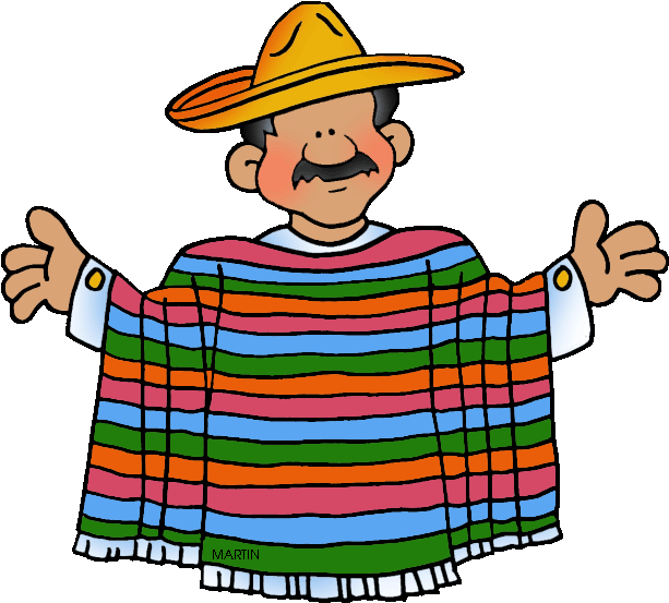 Ment To Keep Cool - Mexican Clipart (648x585)