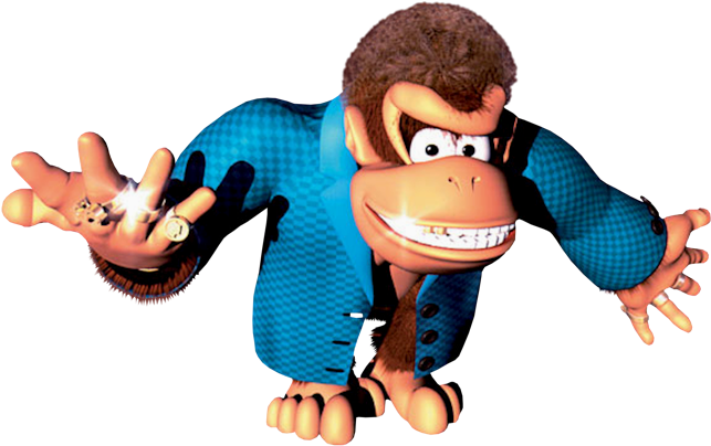 Swanky Kong Artwork - Donkey Kong Swanky Kong (648x430)