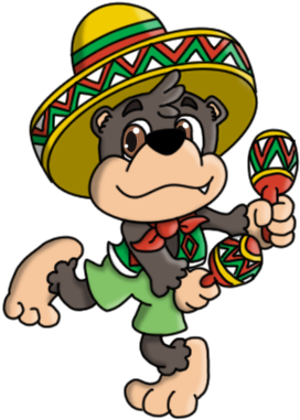 Pin The Tail On The Donkey 4 P - Cartoon (390x390)