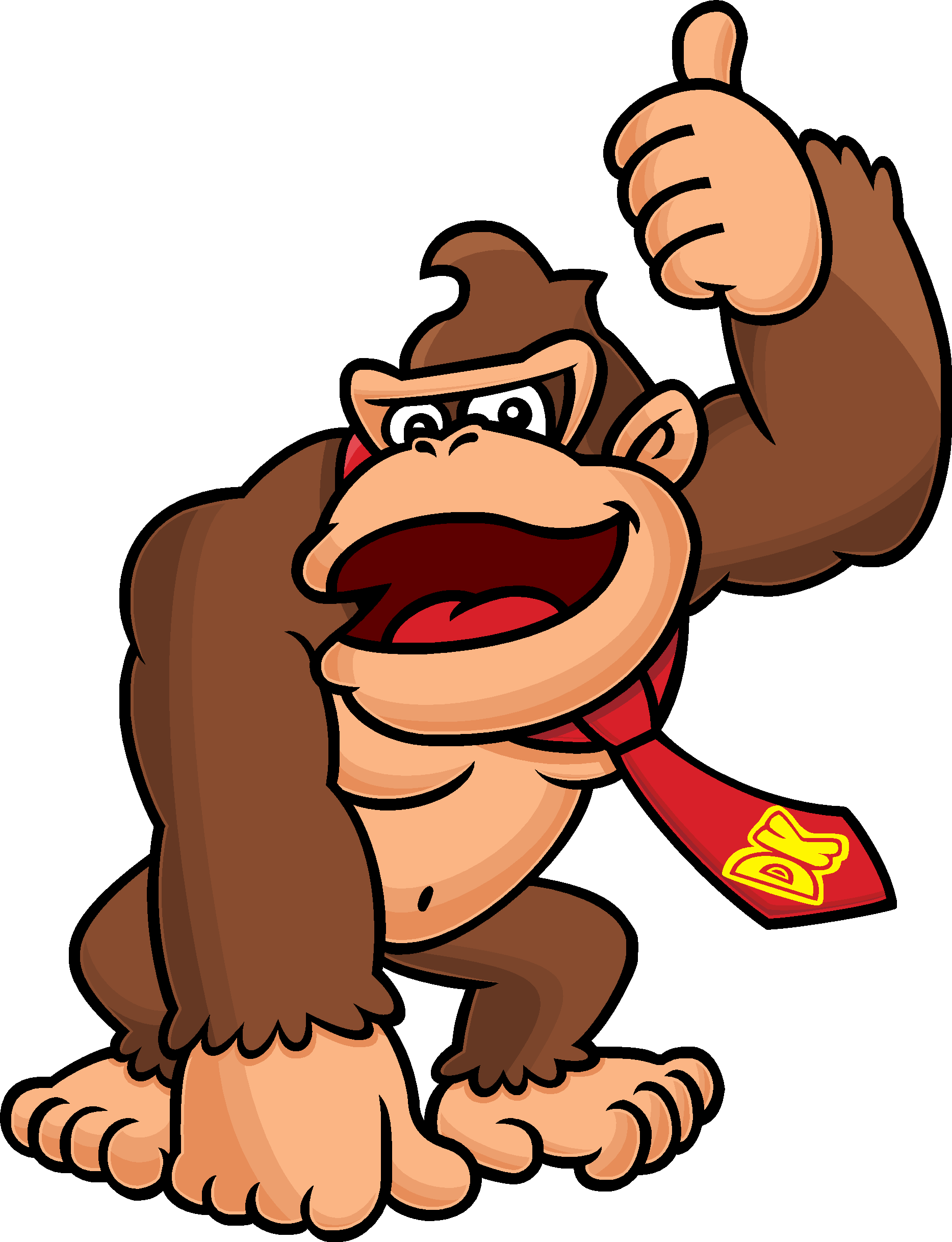 Dk Is Your Lucky Day By Blistinaorgin - Donkey Kong Clipart (1867x2435)