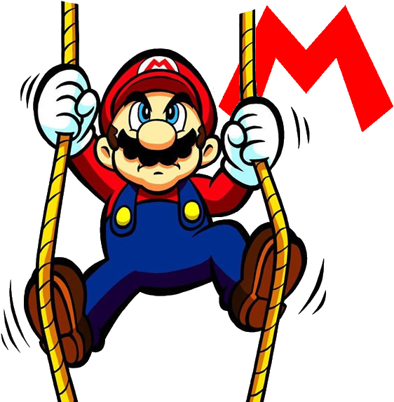 Mario Vs Donkey Kong Png Clipart - Mario Vs Donkey Kong Mario (586x576)