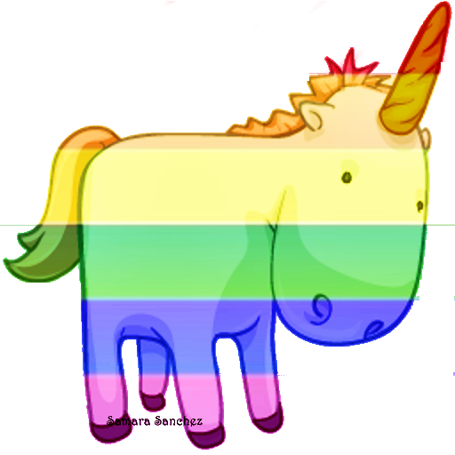 Unicornio Gay Png By Samlowdoll - Unicórnio Gay Png (512x512)