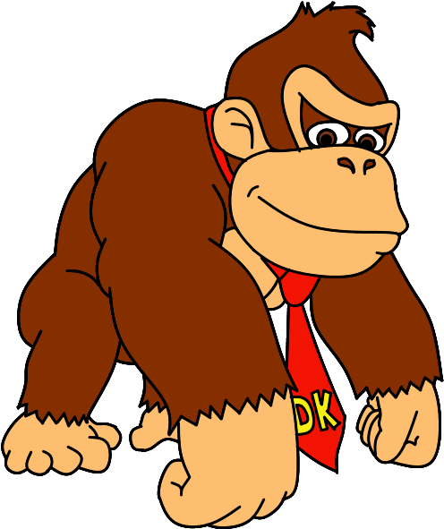 Donkey Kong By Domobfdi ' - Drawing (498x597)