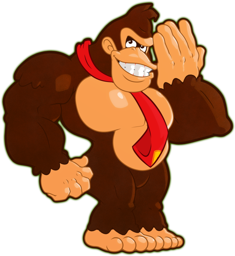 Donkey Kong Gnp By Catchshiro - Donkey Kong T Posing (894x894)