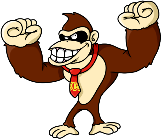 Donkey Kong By Asourgrape - Donkey Kong (600x488)