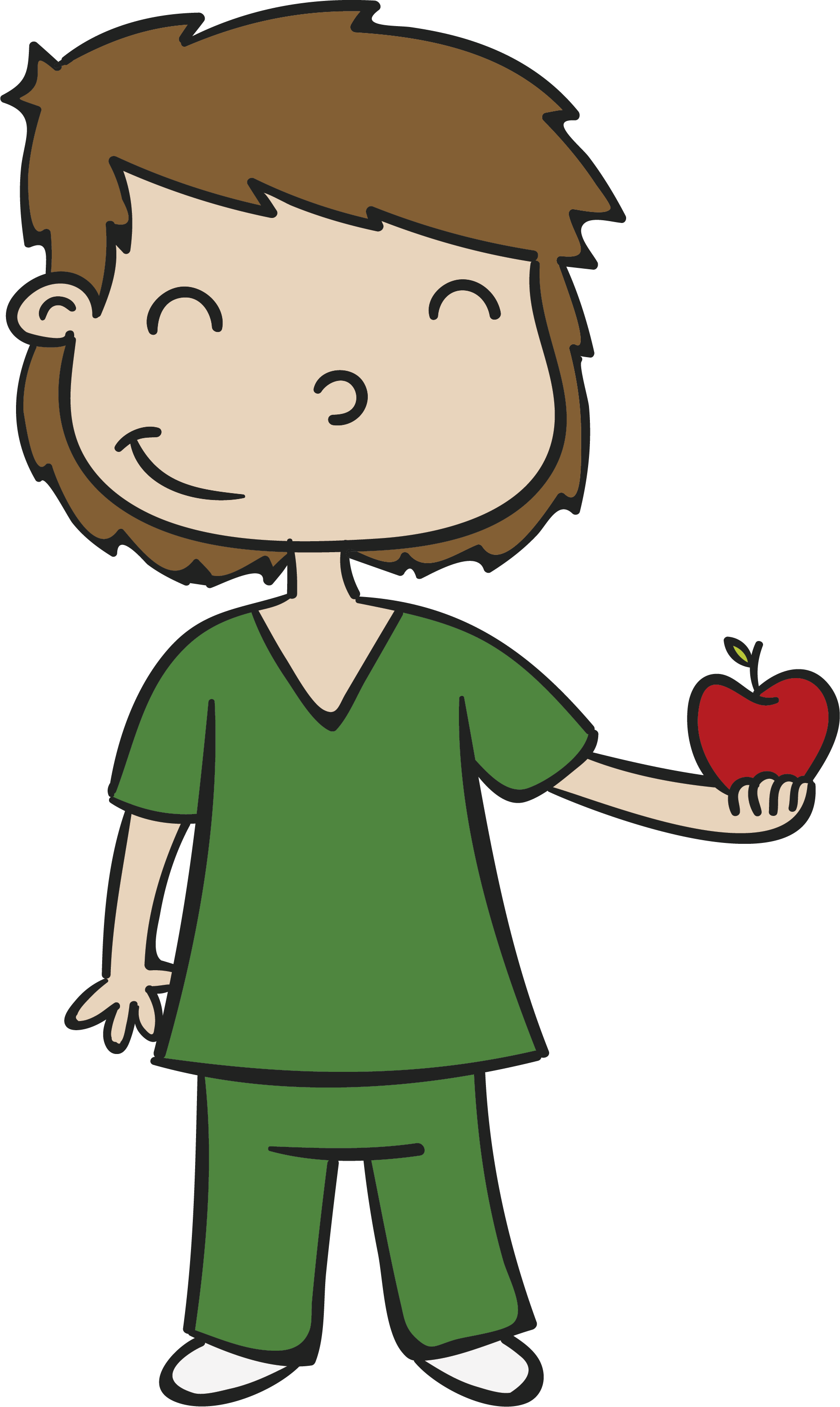 Cartoon Nurse Nursing Clip Art - Male Cartoon Nurse (1834x3073)