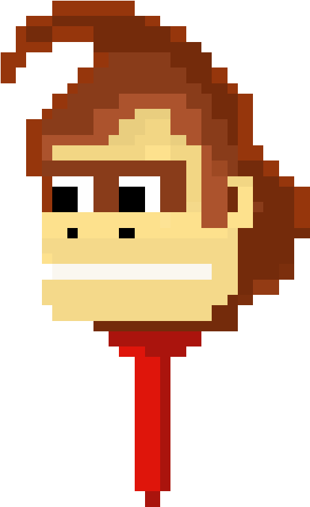 Donkey Kong By Mrnutmeg - Donkey Kong Pixel Art (810x885)