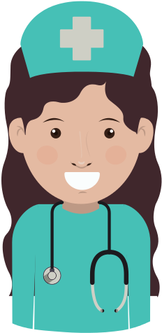 Smiling Medical Nurse - Cartoon Transparent Background Nurse (550x550)