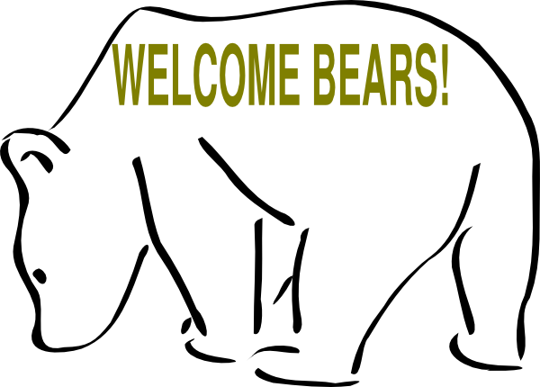 Simple Polar Bear Drawing (600x430)