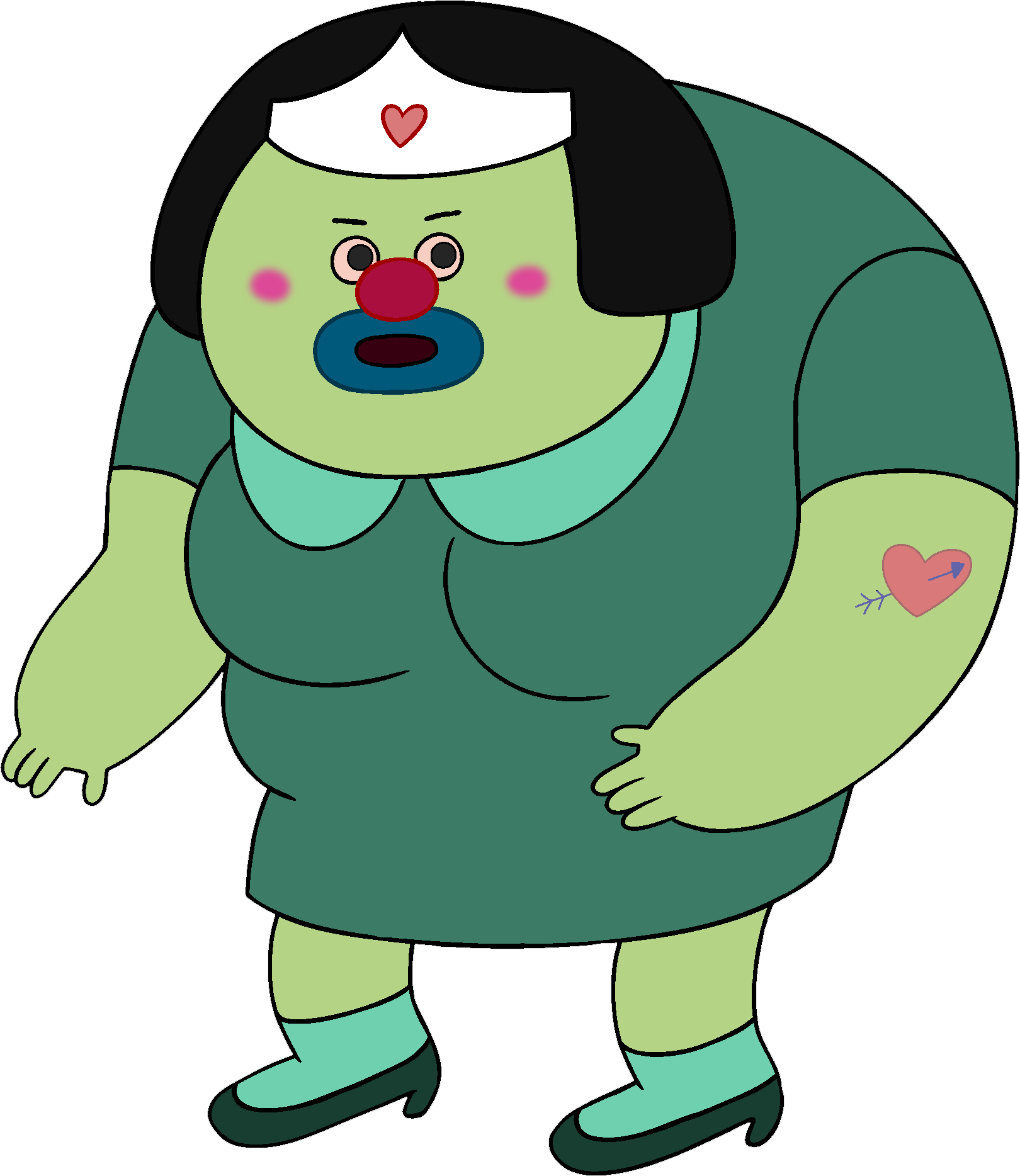 Big Clown Nurse - Nurse Clown Adventure Time (1620x1868)