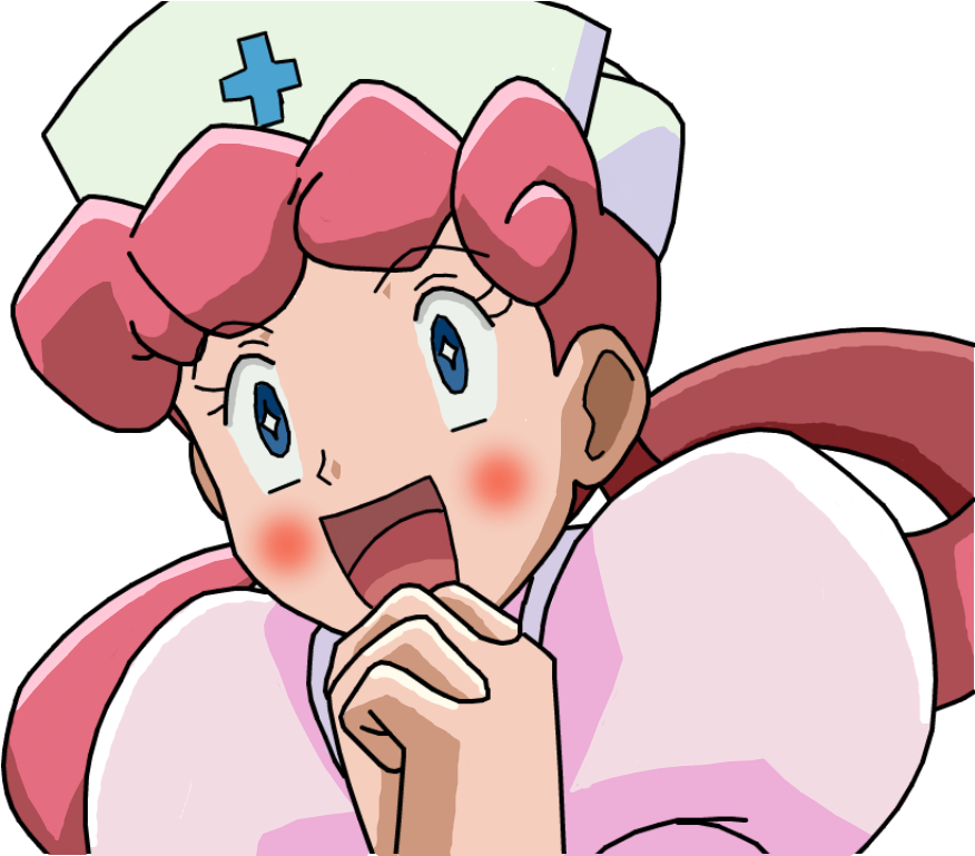 Serena By Stuanimeart Nurse Joy Surprised (png) By - Anime Surprised Png (1024x768)