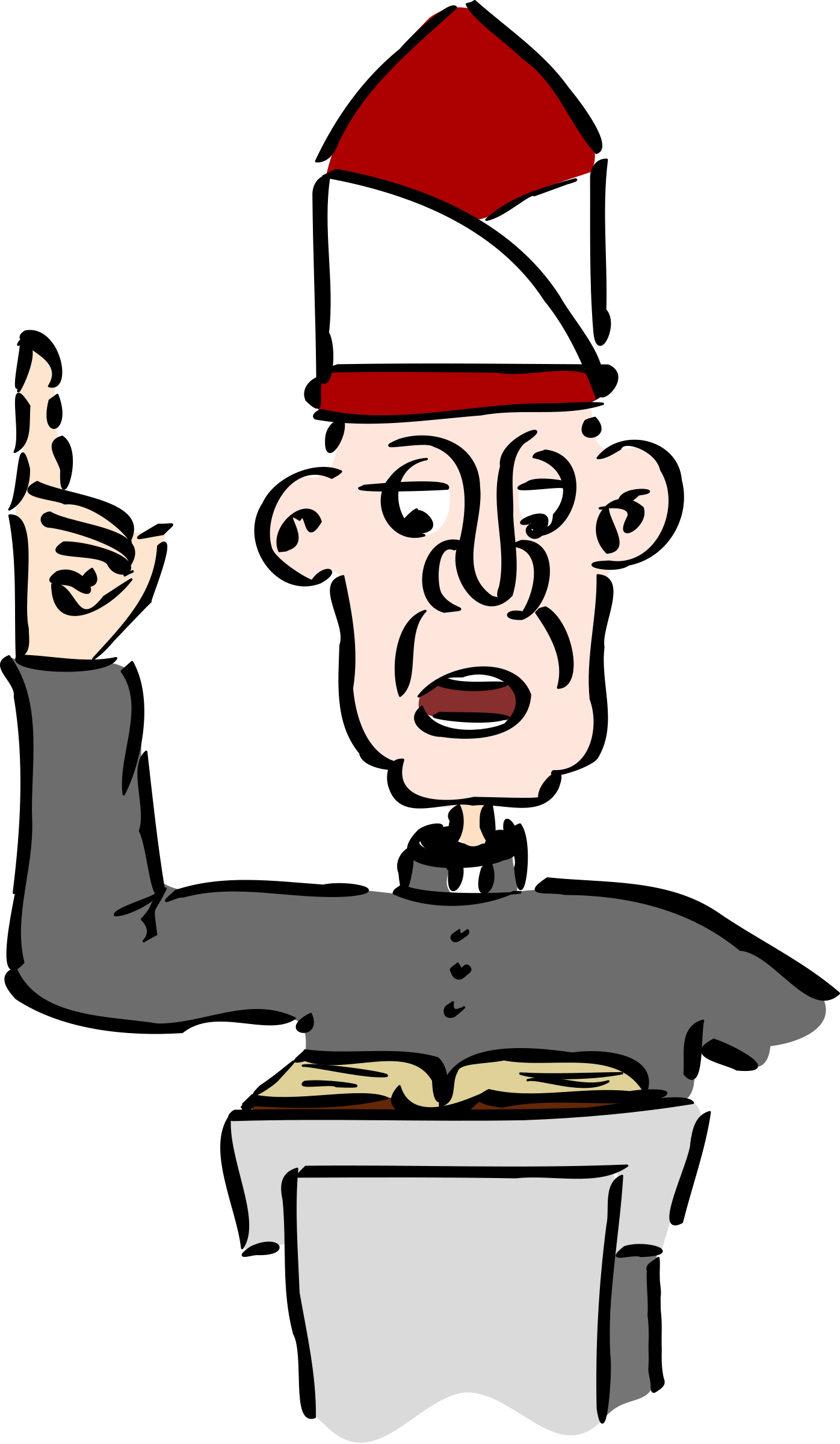 Free To Use Public Domain People Clip Art - Priests Clipart (1396x2400)