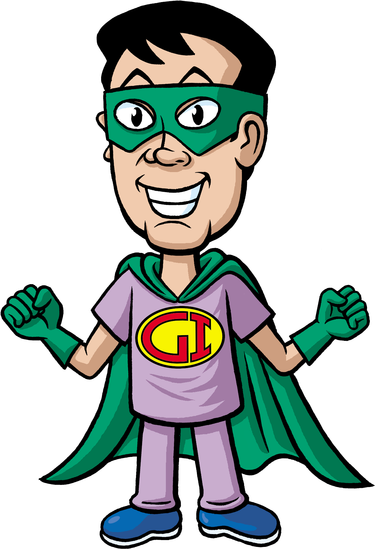 Extend Your Arms And Show Your Gi Strength Like Gene - Superhero (1688x2382)