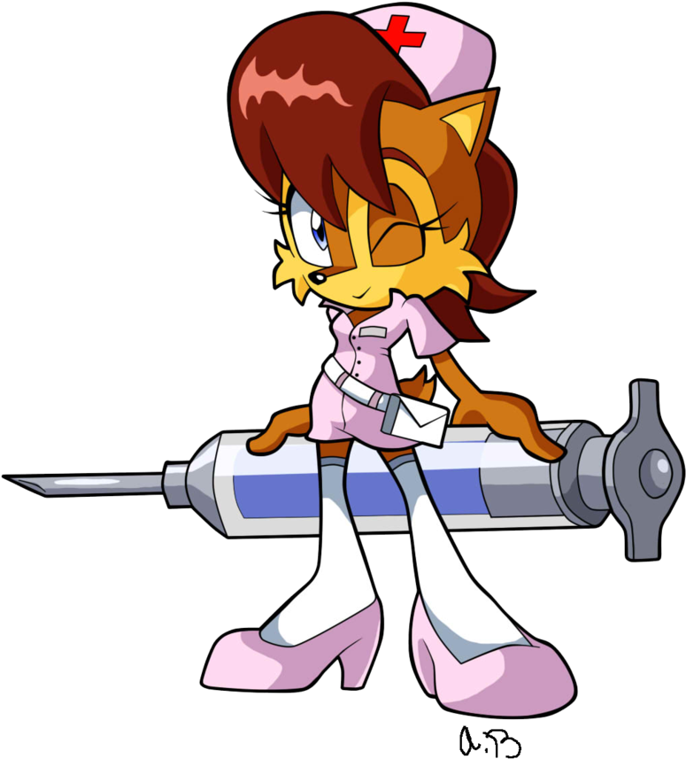 Nurse Sally By Nextgrandcross - Ben Bates Sally Acorn (819x976)