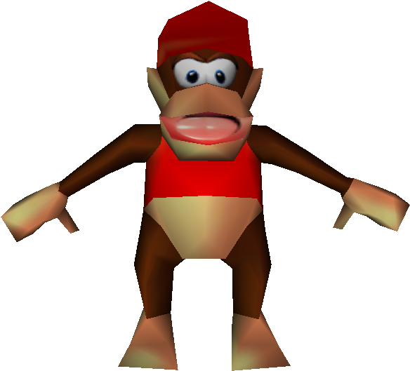 Download Zip Archive - Donkey Kong 64 Diddy Kong (750x650)