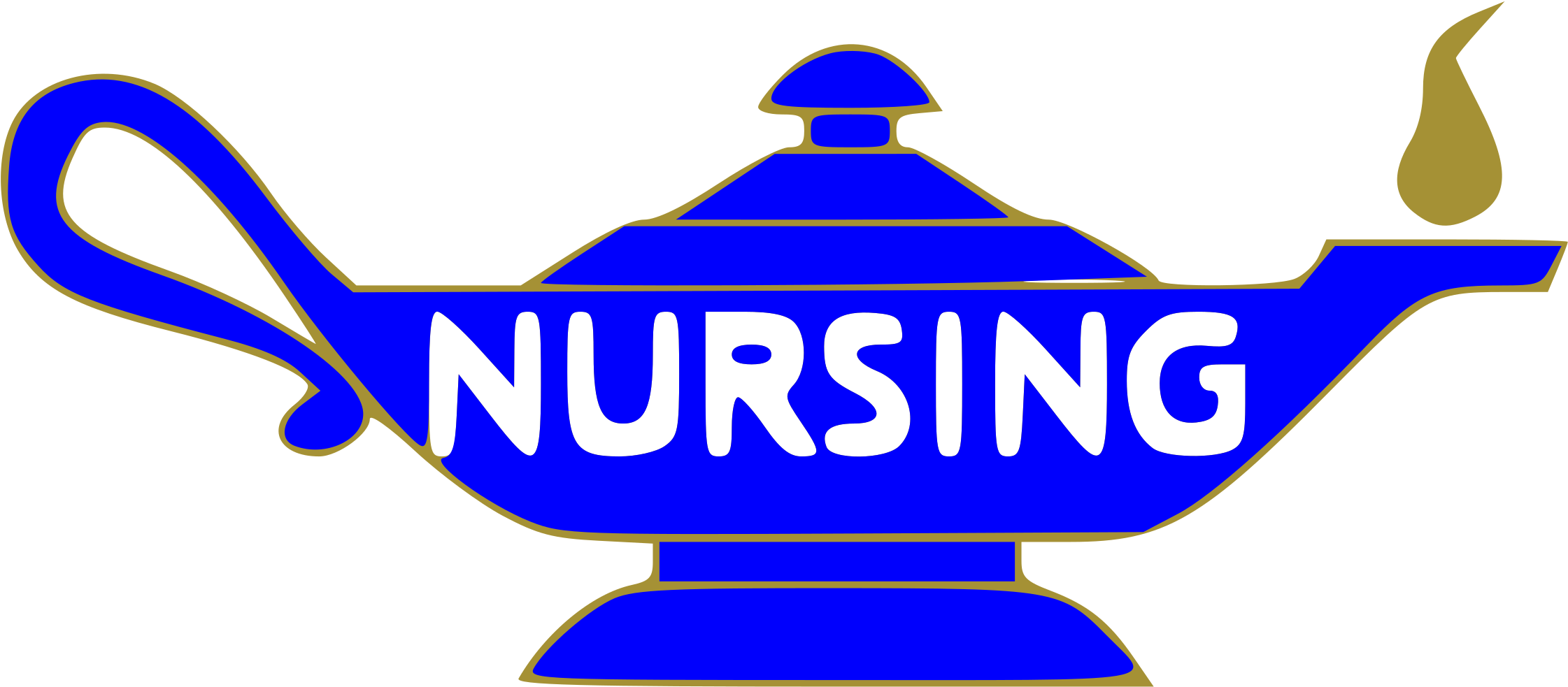 Nursing Lamp - Florence Nightingale Lamp Symbol (2400x1167)