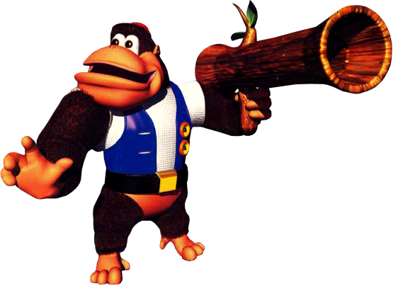 Chunky With Pineapple Launcher - Donkey Kong 64 Chunky Kong (555x404)