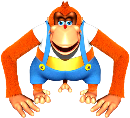 Donkey Kong 64 Donkey Kong - Lanky Kong (452x423)