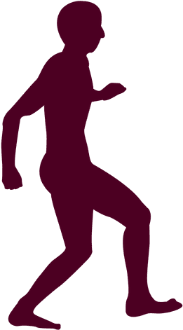 Man Running Sequence 4 Transparent Png - Silhouette (512x512)
