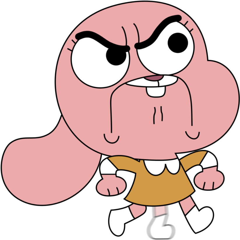 Little Legs By Bornreprehensible - Amazing World Of Gumball Anais Running (931x858)