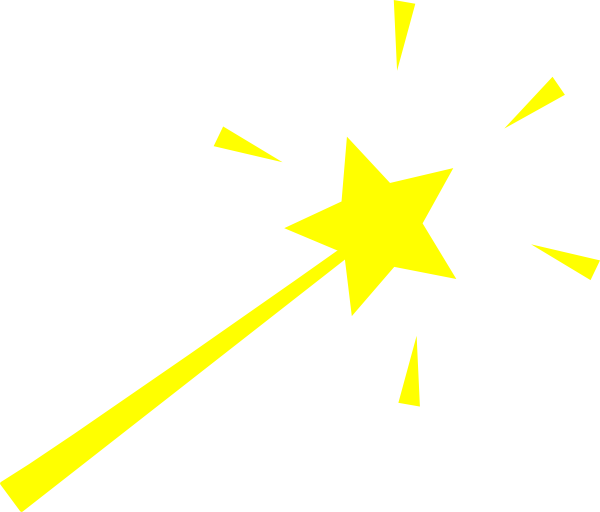 Magic Clipart Princess Wand - Fairy Wand Clip Art (600x512)
