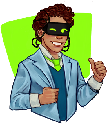 Someone On Flight Rising Drew My Fursona As A Game - Cartoon (400x426)