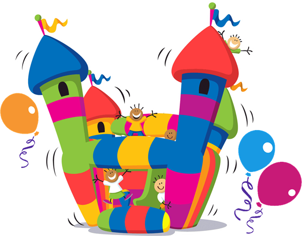 Bouncers Bouncy Castles For All Your Bouncy Castle - Bouncy Castle Clip Art (600x468)