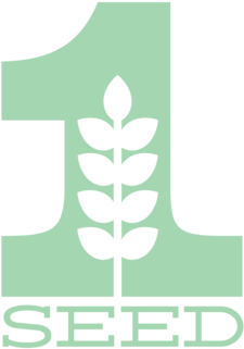 One Seed Logo // - Coffee Saying Shower Curtain (400x400)