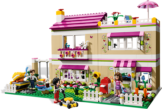 In The Back Yard, That Doesn't Makes Sense - Lego Friends Olivia's House (600x450)
