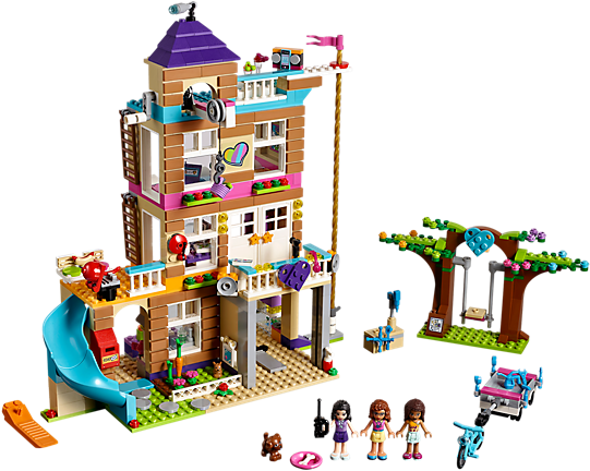 There Are No Rules For The Girls In The Friendship - Lego Friends House Sets (600x450)