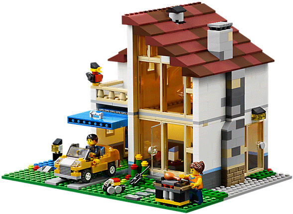 Lego Creator Family House - Lego Creator Family House (31012) (593x445)
