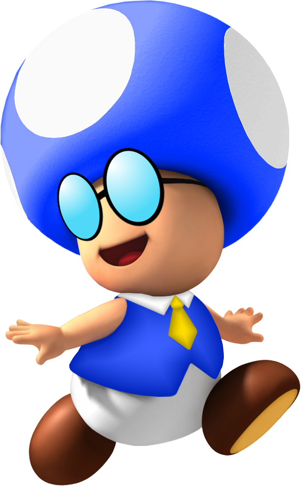 Toadbert - Mushroom Guy From Mario (612x987)