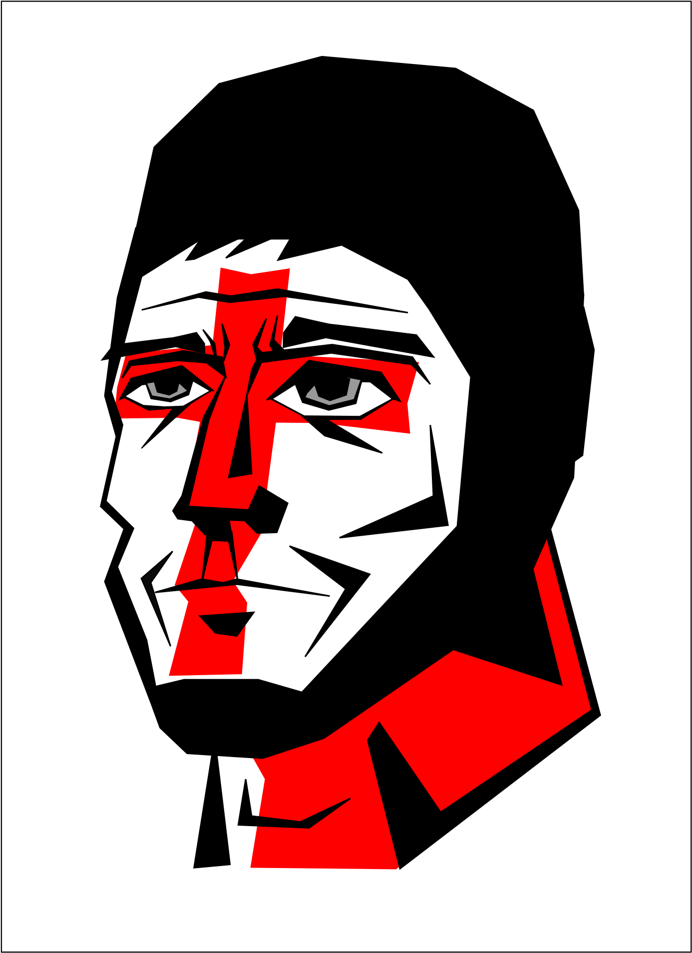 Face Of Man - Icon (1697x2400)